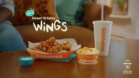 popeyes sweet and spicy wings commercial